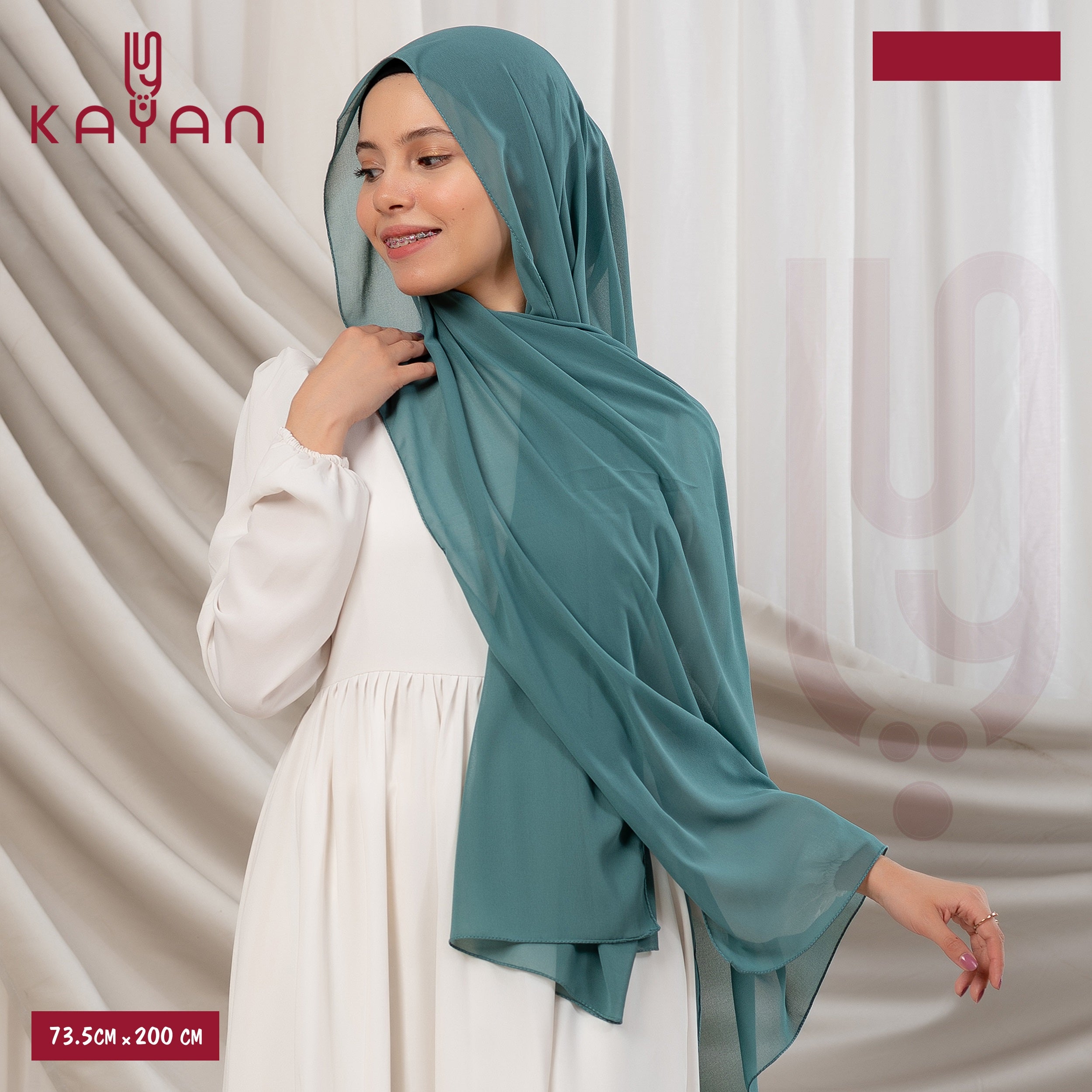 Long Plain Chiffon