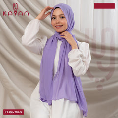 Long Plain Chiffon -Lilac