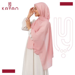 Chiffon Plain Scarf - Lemonade Pink