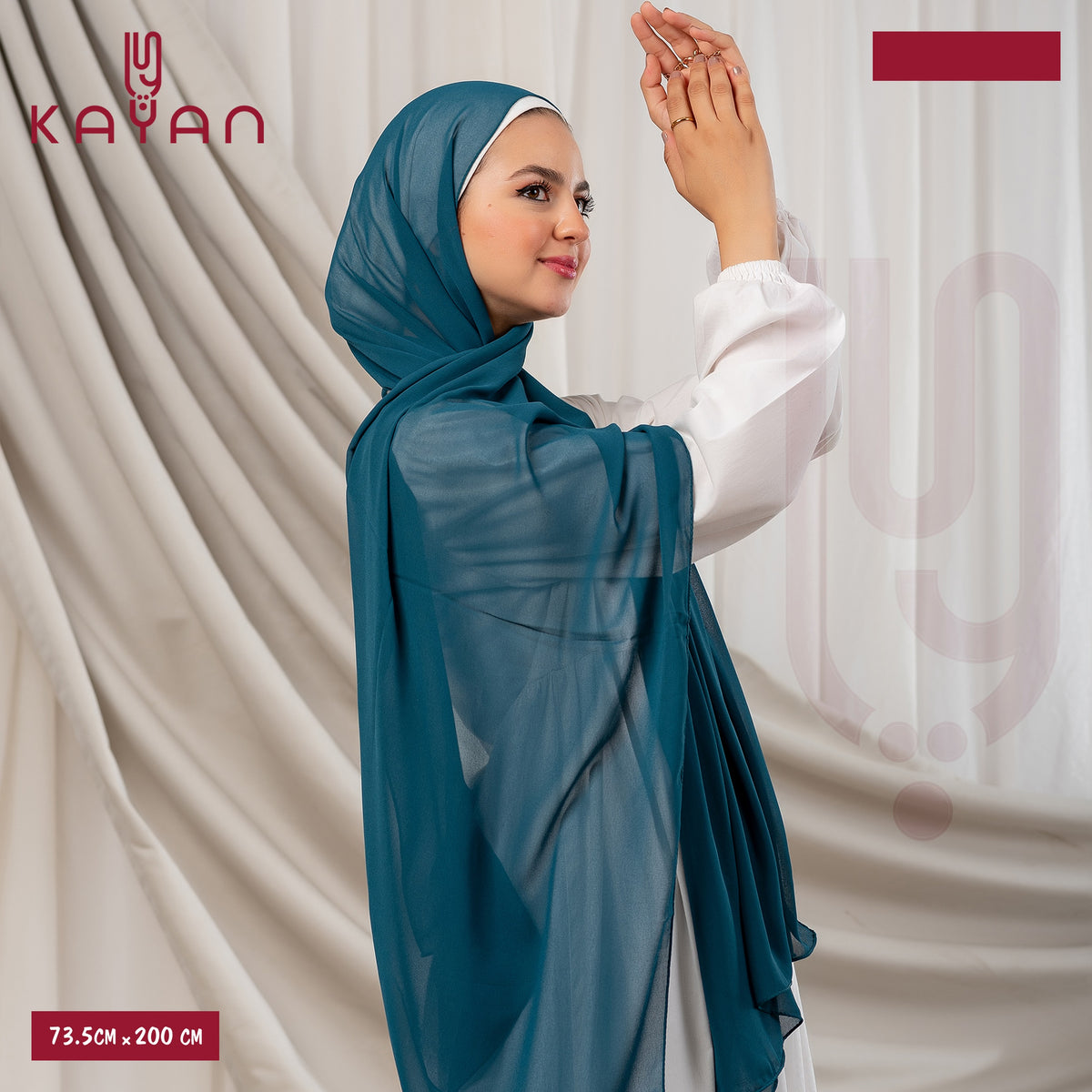 Long Plain Chiffon