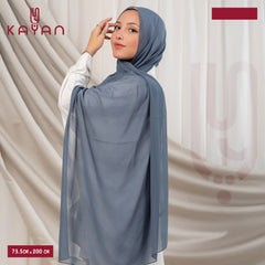 Long Plain Chiffon