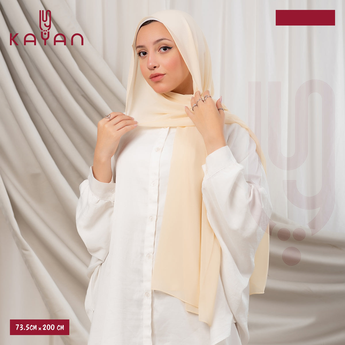 Long Plain Chiffon