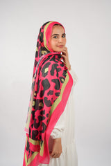 Pinky Printed Chiffon