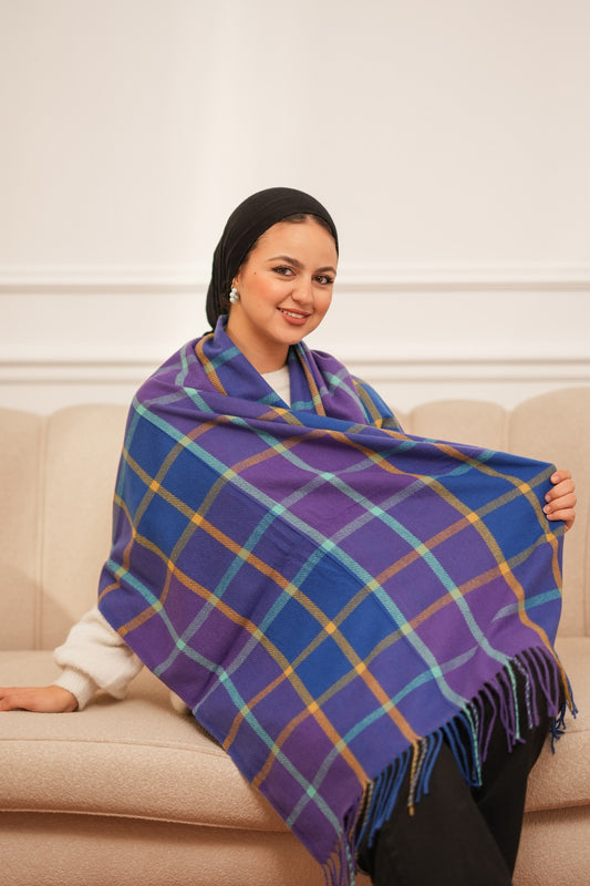 Cool Checked Shawl
