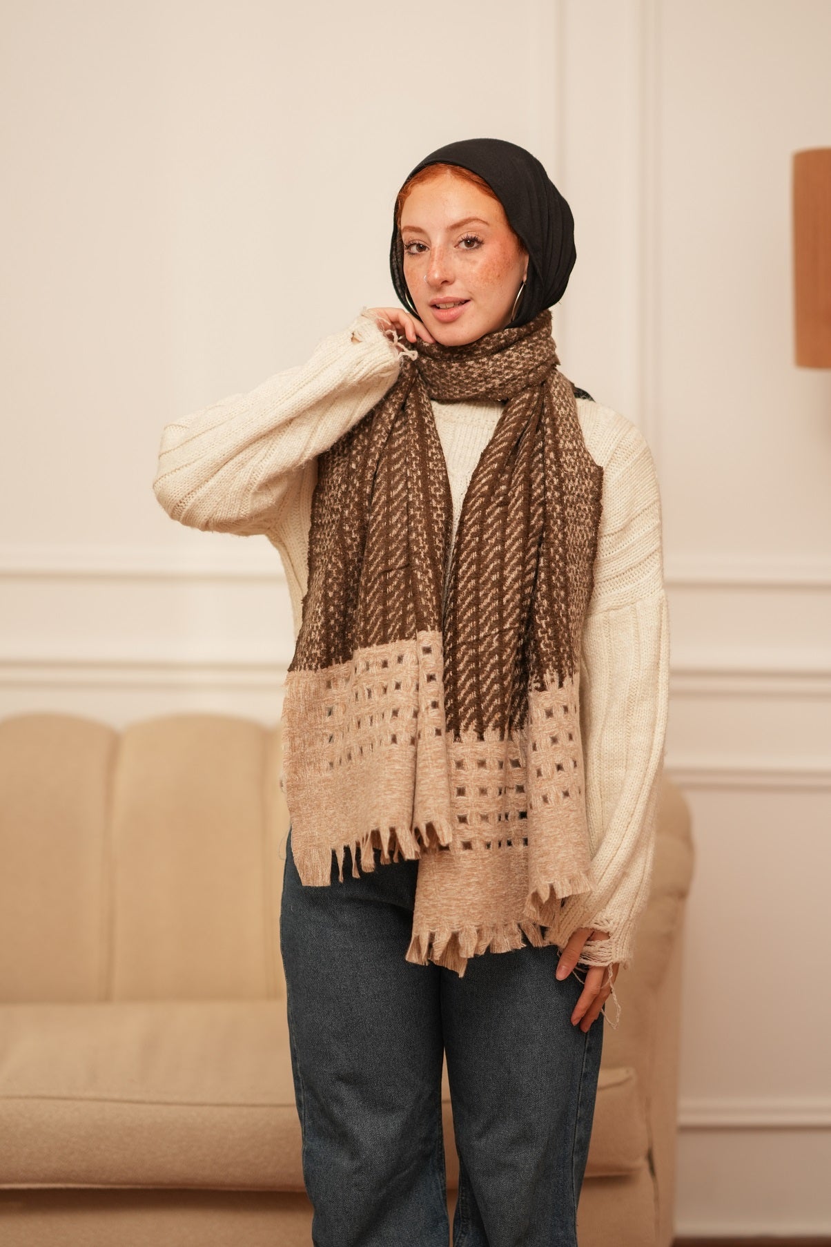 Wool Mohair Shawl