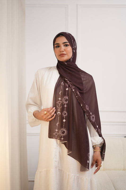 Autumn Printed Chiffon