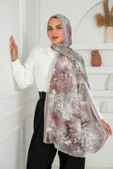 Bella Printed Cotton Scarf