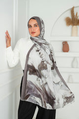 Luna Printed Cotton Scarf