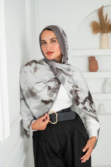 Luna Printed Cotton Scarf