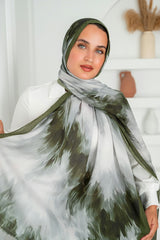 Cloud Printed Cotton Scarf