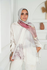 Talia Printed Cotton Scarf