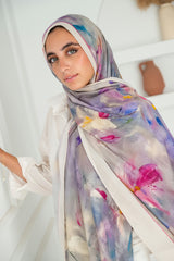 Vienne Printed Cotton Scarf