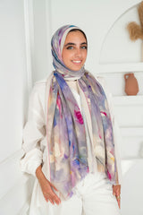 Vienne Printed Cotton Scarf