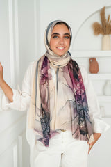 Mira Printed Cotton Scarf