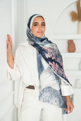 Lyra Printed Cotton Scarf