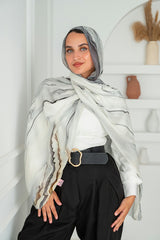 Elara Printed Cotton Scarf