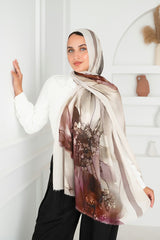 Jardin Printed Cotton Scarf
