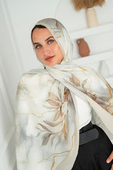 Tulip Printed Cotton Scarf