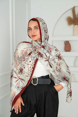 Wildflower Printed Cotton Scarf