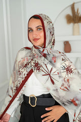 Wildflower Printed Cotton Scarf
