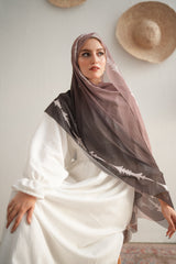 Gradient Chiffon Scarf