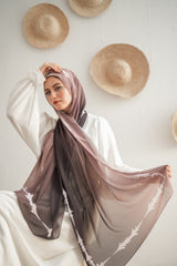 Gradient Chiffon Scarf