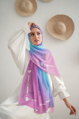 Gradient Chiffon Scarf