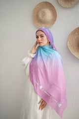 Gradient Chiffon Scarf