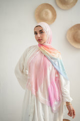 Gradient Chiffon Scarf