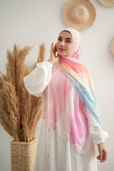 Gradient Chiffon Scarf