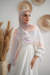 Gradient Chiffon Scarf