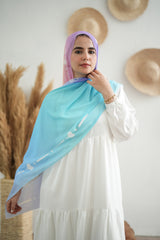 Gradient Chiffon Scarf