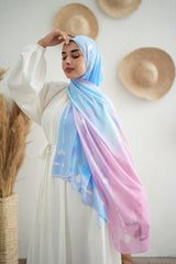 Gradient Chiffon Scarf