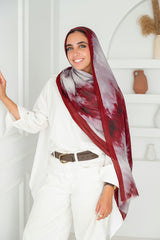 Magnolia Printed Cotton Scarf
