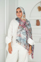 Ivy Printed Cotton Scarf