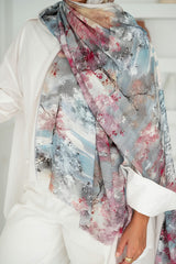 Ivy Printed Cotton Scarf