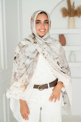 Eden Printed Cotton Scarf