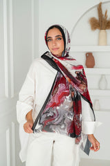 Daisy Printed Cotton Scarf
