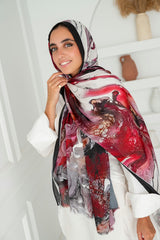 Daisy Printed Cotton Scarf