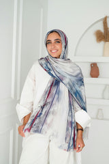 Petal Printed Cotton Scarf