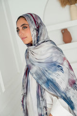 Petal Printed Cotton Scarf