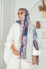 Petal Printed Cotton Scarf