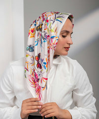 Forest Satin Square Scarf
