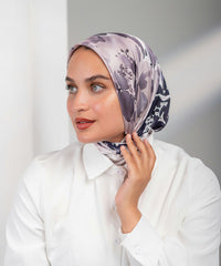 Swan Satin Square Scarf