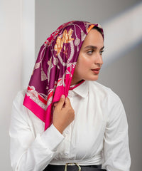 Birch Satin Square Scarf