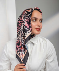 Deer Satin Square Scarf