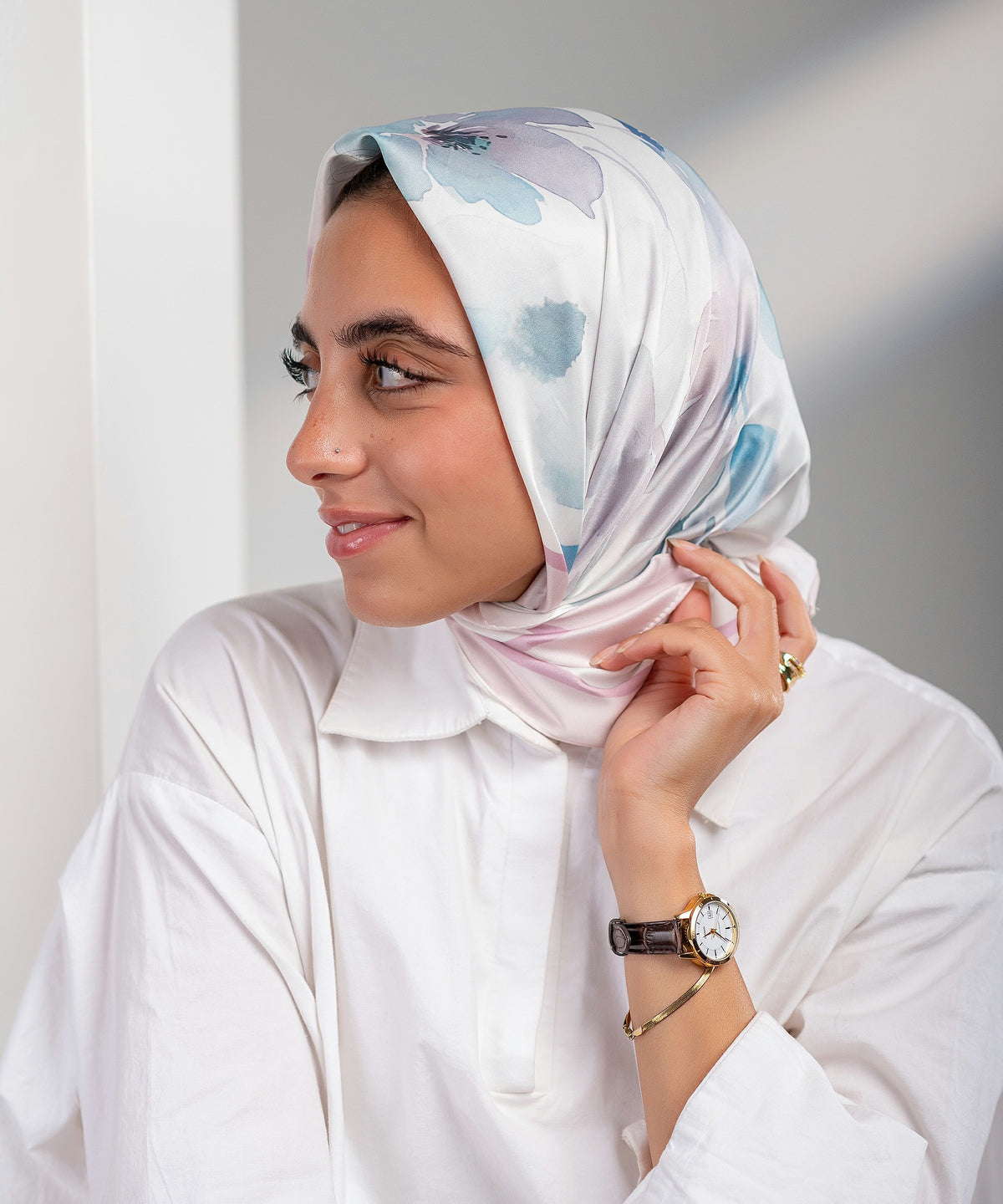 Tilly Satin Square Scarf