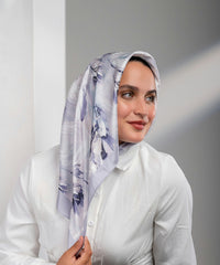 Clover Satin Square Scarf
