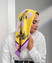 Faye Satin Square Scarf