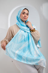 Graphite Satin Scarf
